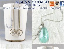 Tablet Screenshot of blackandbluebird.com